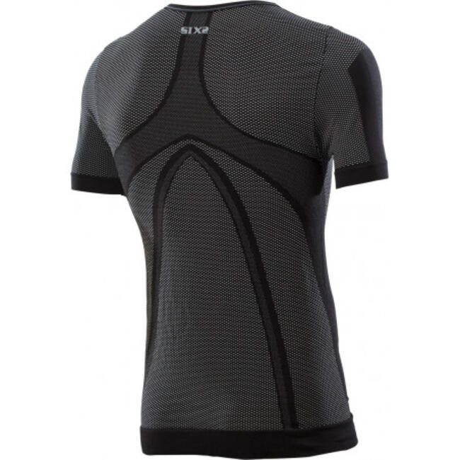 Maglia Termica Moto Black Carbon Six2 Unisex